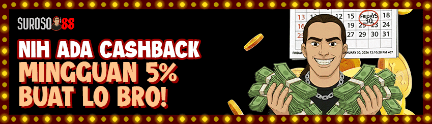CASHBACK 5% SLOT, CASINO, SPORTSBOOK
